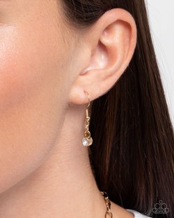 Focused Affection - Gold Necklace