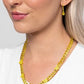 Fond Fashion - Yellow Necklace