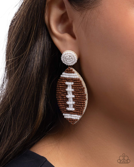 Football Fan - Brown Earring