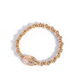 Football Flair - Gold Bracelet