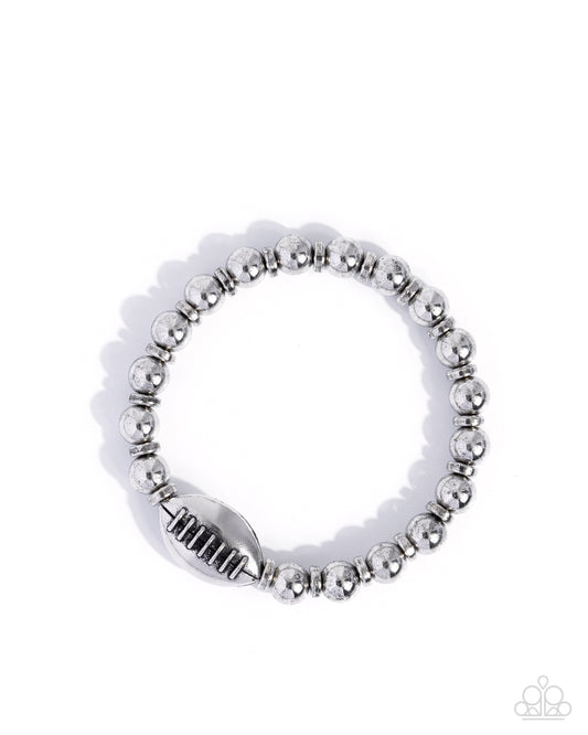Football Flair  - Silver Bracelet