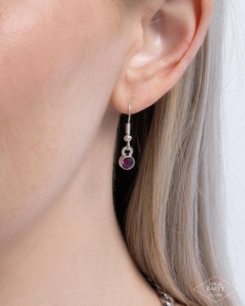For the Most HEART - Purple Necklace