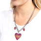 For the Most Heart - Pink Necklace