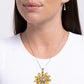 Fortunate Floral - Yellow Necklace