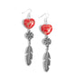 Free-Spirited Fame - Red Earring