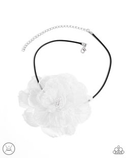 French Facade - White Necklace