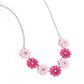 Frenetic Florals - Pink Necklace