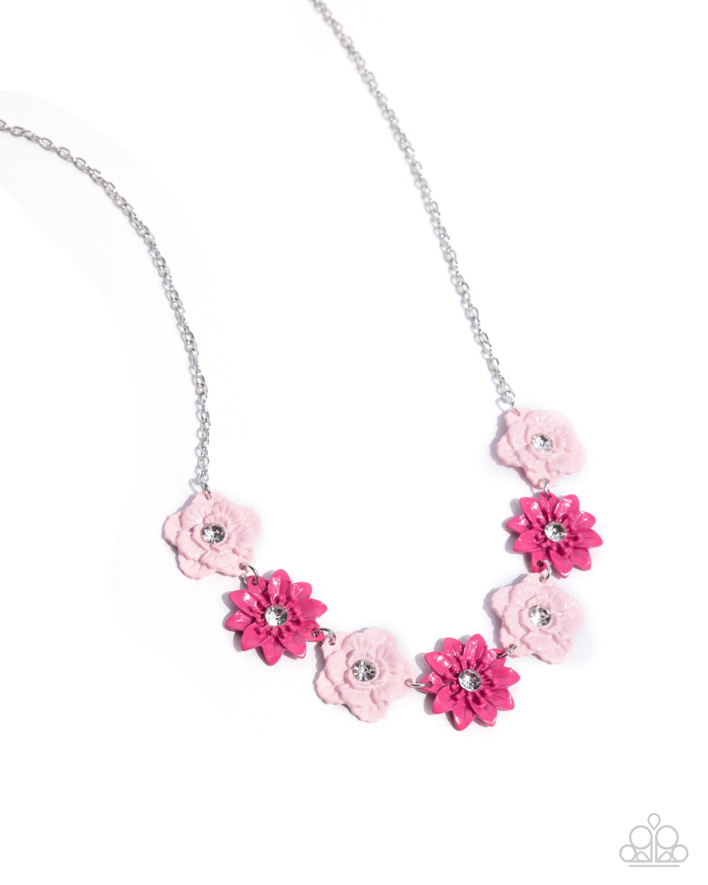 Frenetic Florals - Pink Necklace
