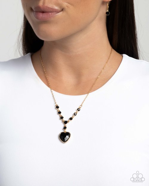 Fresh Fondness - Black Necklace