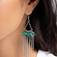 Fringe Feature - Green Earring