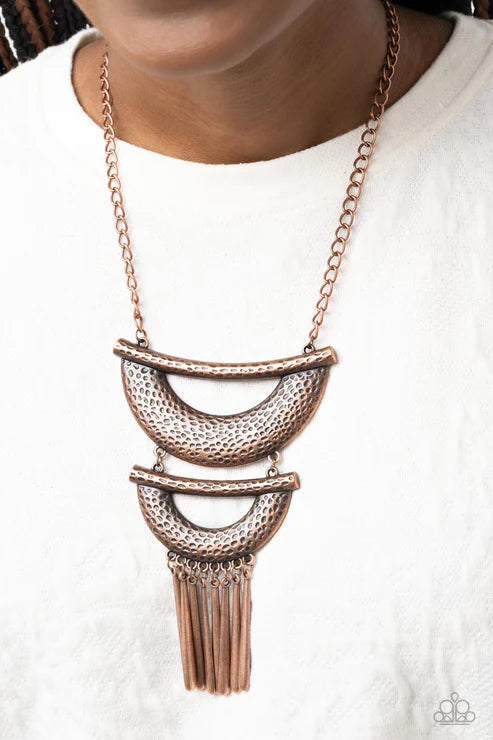 Fringe Festival - Copper Necklace