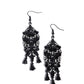 Fringe Film - Black Earring