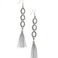 Fringe Fuel - White Earring