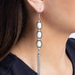 Fringe Fuel - White Earring