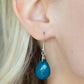 Front Row Flamboyance - Blue Necklace