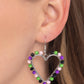 Fun-Loving Fashion - Black Earring