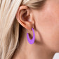 Fun-Loving Feature - Purple Earring