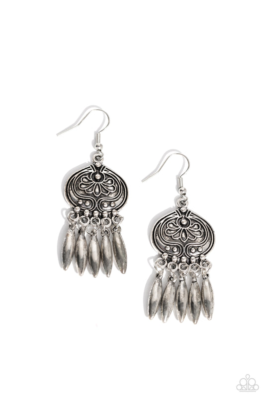 Future, PASTURE, and Present - Silver Earring