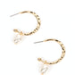 GLAM Overboard - Gold Earring