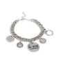 GLITTER and Grace - White Bracelet