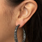 GLITZY By Association - Black Earring