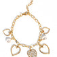 GLOW Your Heart - Gold Bracelet