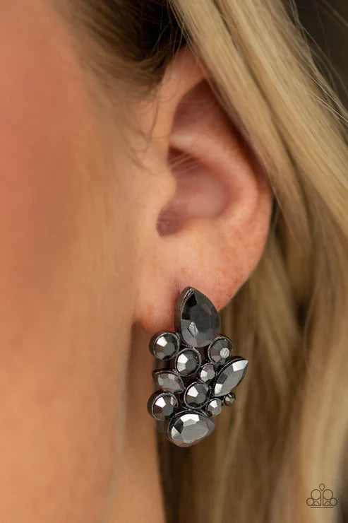Galaxy Glimmer - Black Earring
