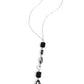 Gallery Gala - Black Necklace and Cascading Class - Black Earring - Complete Look