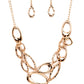 Game OVAL - Gold Necklace