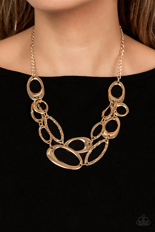 Game OVAL - Gold Necklace
