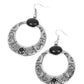 Garden Glyphs - Black Earring