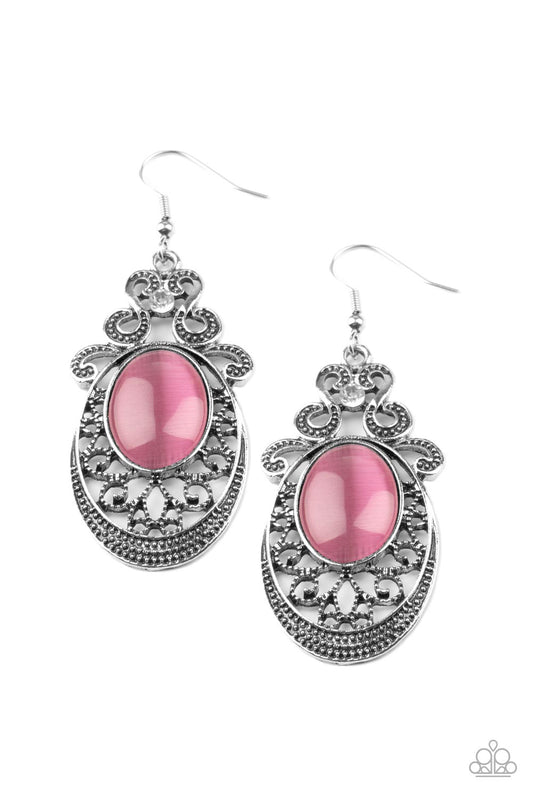 Garden Gondola Ride - Pink Earring