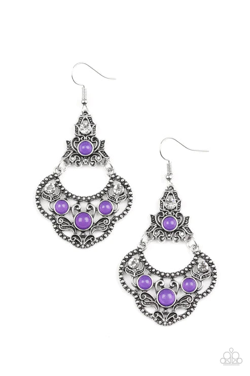Garden State Glow - Purple Earring