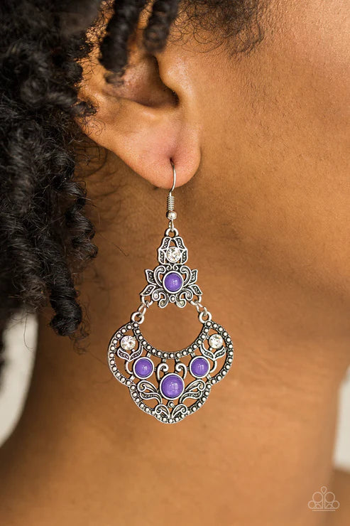 Garden State Glow - Purple Earring