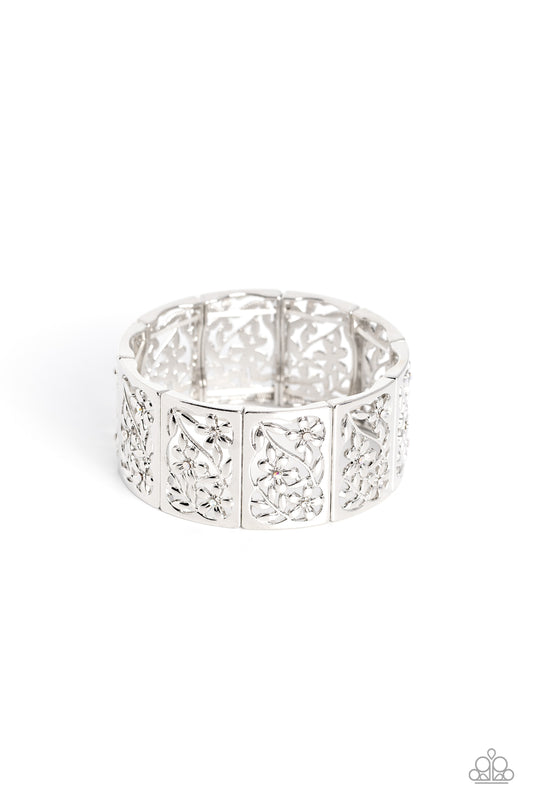 Garden Walls - White Bracelet