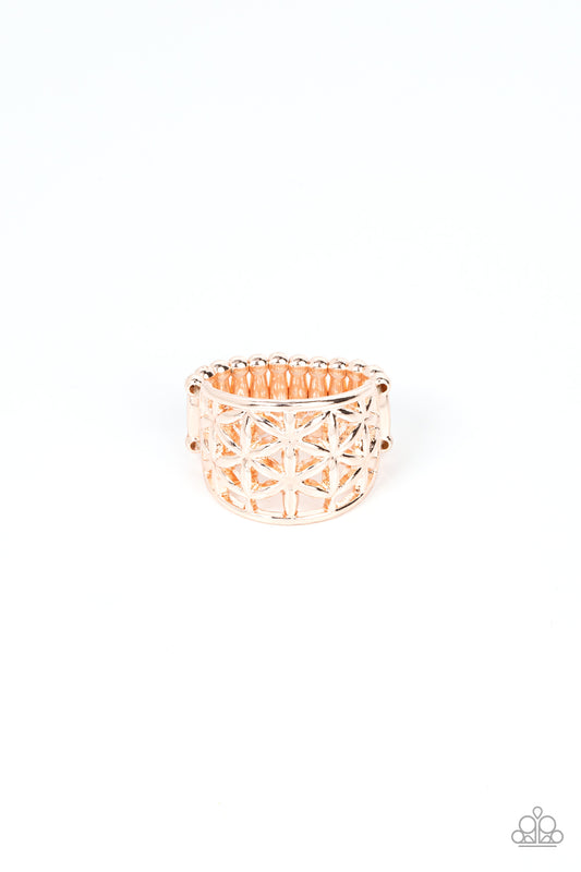 Gardenia Gazebo - Rose Gold Ring