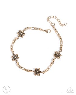 Gardening Gusto - Gold Anklet