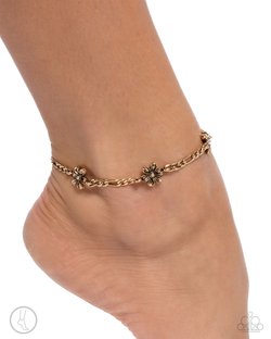 Gardening Gusto - Gold Anklet