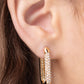 Generating Glitter - Gold Earring