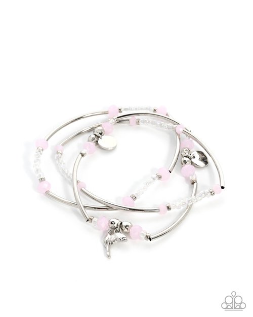 Generational Glitz - Pink Bracelet