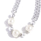 Generously Glossy - White Necklace