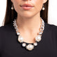 Generously Glossy - White Necklace
