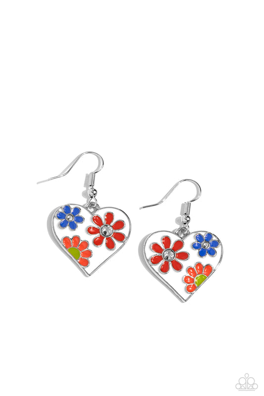 Generously Groovy - White Earring