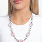 Gentle Glass - Pink Necklace