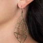 Geo Grid - Brass Earring