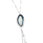 Geode Gamble - Blue Necklace