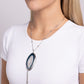 Geode Gamble - Blue Necklace