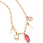 Geode Glam - Pink Necklace