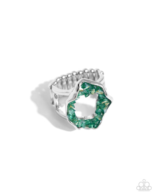 Geode Grace - Green Ring