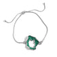 Geode Greeting - Green Bracelet